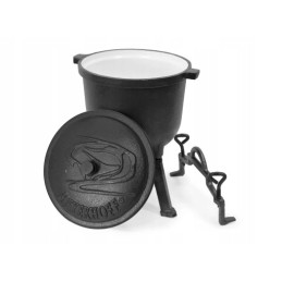 ⭐⭐emaliuotas ketaus katilas 4l + nemokamas šaukštas⭐⭐