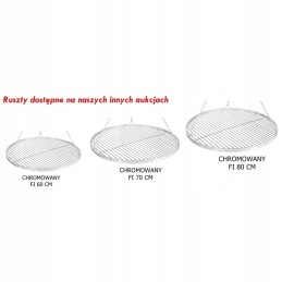 Chromuotos grotelės, skersmuo 80, apvalios, pakabinamos