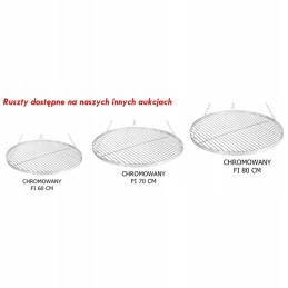 Chromuotos grotelės, skersmuo 80, apvalios, pakabinamos