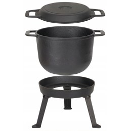 Ketaus medžioklinis virdulys 15l