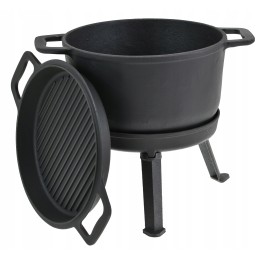 Ketaus medžioklinis virdulys 15l