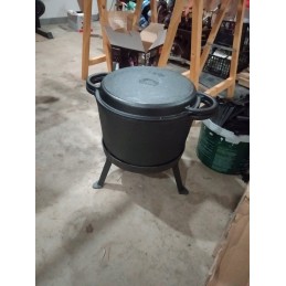 Ketaus medžioklinis virdulys 15l