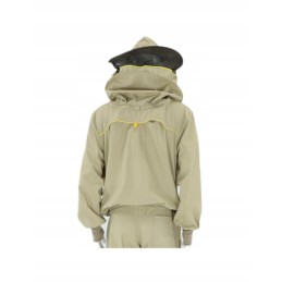 Beekeeping zip-up sweatshirt with hat "XL" - PREMIUM
