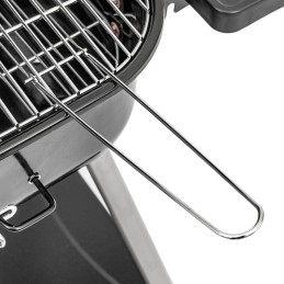 Anglies grilis su praktišku dangteliu ir transportavimo ratukais - sodui ir terasai