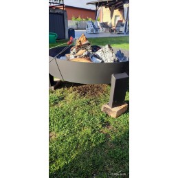 ✅ plieninis židinys - p80