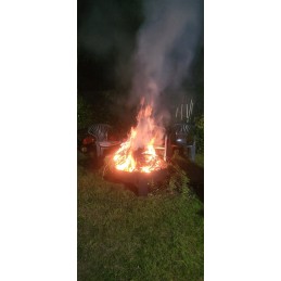 ✅ plieninis židinys - p80