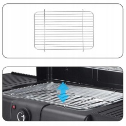 ⭐⭐Didelė statoma elektrinė kepsninė 2000w 2in1⭐⭐