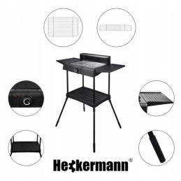 ⭐⭐Didelė statoma elektrinė kepsninė 2000w 2in1⭐⭐