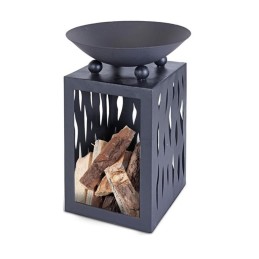 Sodo židinys su krepšiu