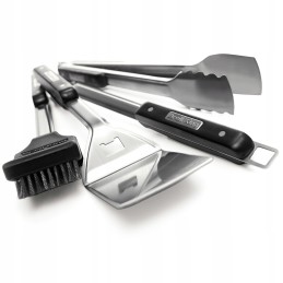 „Broil king imperial“ kepimo rinkinys, žnyplės, mentelė, šepetys, šepetys
