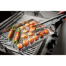 „Broil king imperial“ kepimo rinkinys, žnyplės, mentelė, šepetys, šepetys