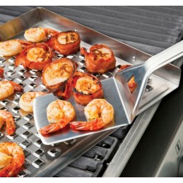 „Broil king imperial“ kepimo rinkinys, žnyplės, mentelė, šepetys, šepetys