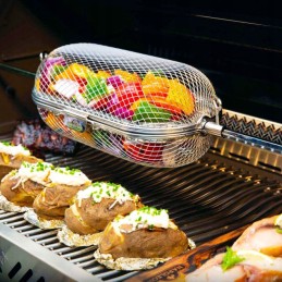 Napoleon grilio krepšelis, grilio krepšelis kepti sparnelius