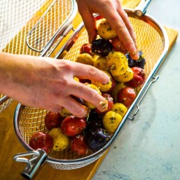 Napoleon grilio krepšelis, grilio krepšelis kepti sparnelius