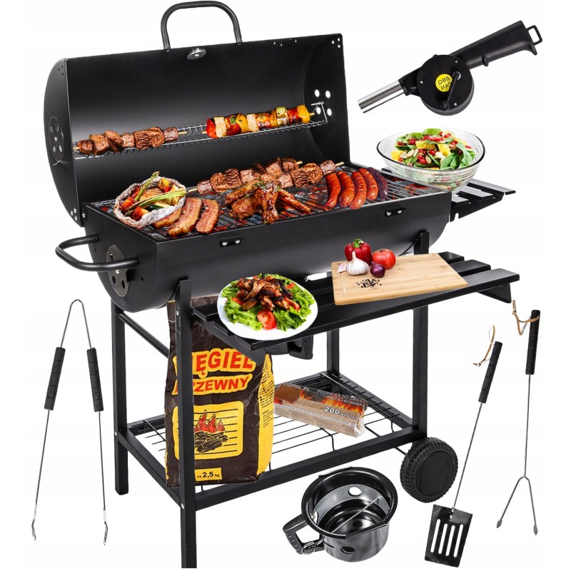 Grill & chill anglies grilis su priedais gc0002
