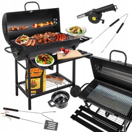 Grill & chill anglies grilis su priedais gc0002