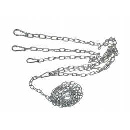 80 cm apvalios nerūdijančio plieno grotelės su galvanine grandine, skirtos kepsninės gamintojui