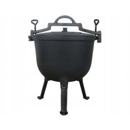 Ketaus katilas su emaliuotu kepimo puodu, 11 litrų