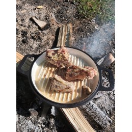 Ketaus katilas su emaliuotu kepimo puodu, 11 litrų