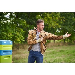 Beekeeping sweatshirt with hat PREMIUM - BRCtech M