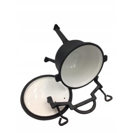 Ketaus katilas su emaliuotu kepimo puodu, 11 litrų