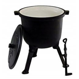 Ketaus puodas su dangteliu, Rossler medžioklinis virdulys 4077