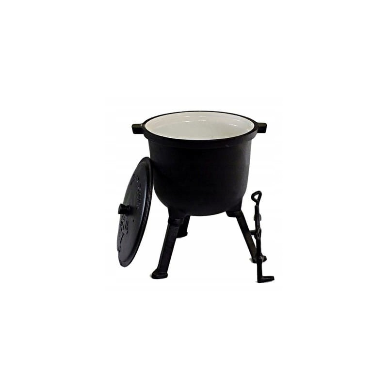 Ketaus puodas su dangteliu, Rossler medžioklinis virdulys 4077