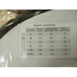 - s, m, l, xl, xxl, xxxl