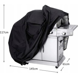 ✅ Dujinis grilio dangtis, didelis grilio dangtis