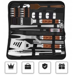 Priedų rinkinys, kepsninės reikmenys, kepsninės reikmenys, plieninės žnyplės, kepsninės kilimėlis be dėklo