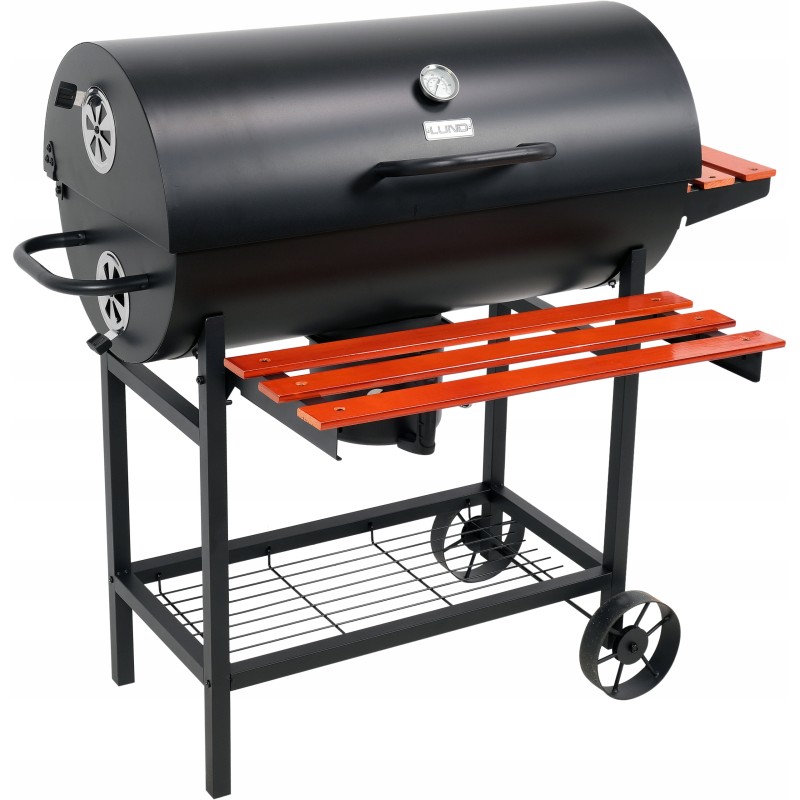 Grilis anglimis su dangteliu, grotelės 71x34,5cm