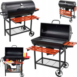 Grilis anglimis su dangteliu, grotelės 71x34,5cm