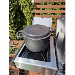 Vengrijos medžioklės ketaus katilas 15l3in1