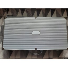 Metaliniai kepsninės indai solidiame lagamine - 18 bbq elementų, didelė viskas-dėžutė :)