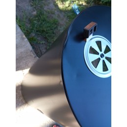 Anglies grilis su dangteliu, grotelės 71*34,5cm lund