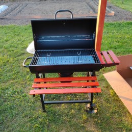 Anglies grilis su dangteliu, grotelės 71*34,5cm lund