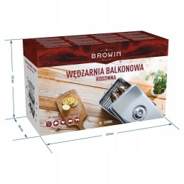 Šeimos namų balkono rūkykla mėsai