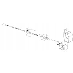 Elektrinis nerūdijančio plieno kepsninės iešmas