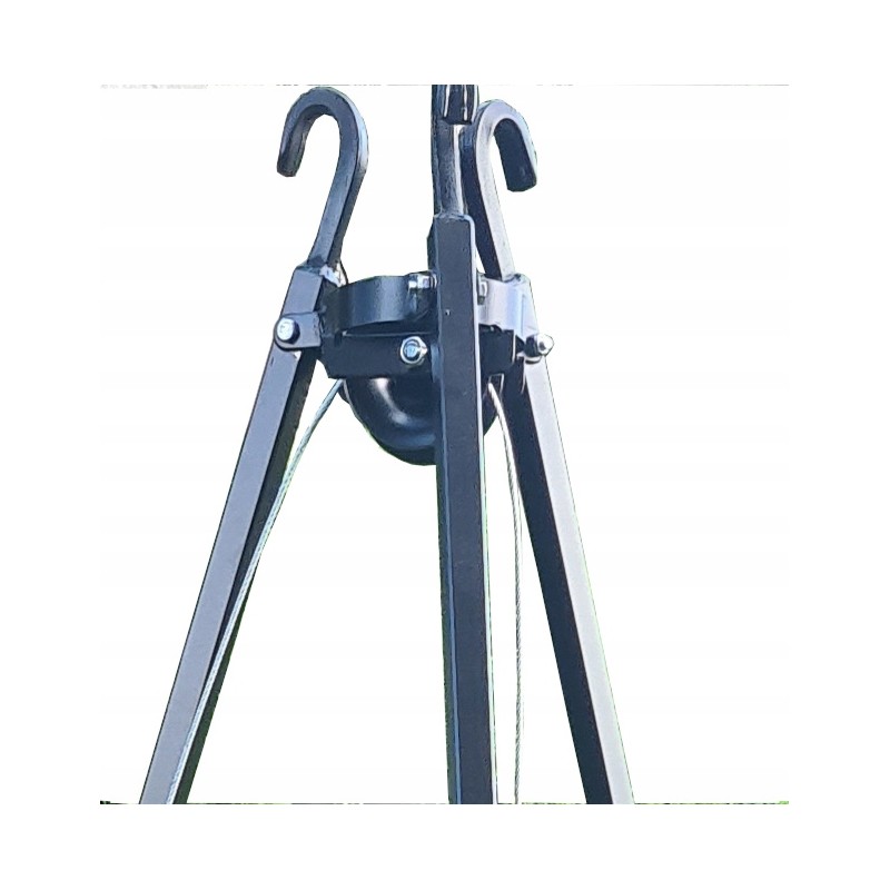 Sodo trikojis grilis su nikeliu dengtomis grotelėmis, 60 cm