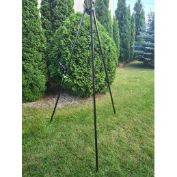 Sodo trikojis grilis su nikeliu dengtomis grotelėmis, 60 cm