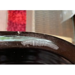 Anglies kepsninė su dangteliu ir medinėmis lentynomis, 45x40cm