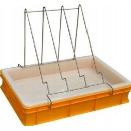 Vonia rėmelių atsegimui, aukštis 100mm, plastikinis sietas