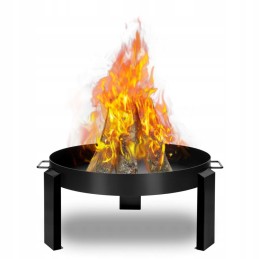 Ketaus sodo židinys, didelė terasinė grilis, 80 cm