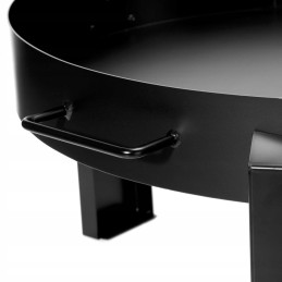 Ketaus sodo židinys, didelė terasinė grilis, 80 cm