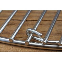 Grilio grotelės 57 cm lengvai sukamos grotelės 22