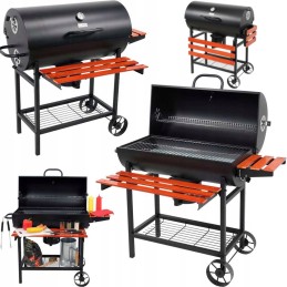 Grilis anglimis su dangteliu, grotelės 71x34,5cm