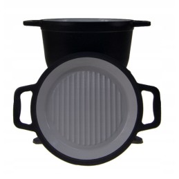 Emaliuotas ketaus virdulys, 8l, 3in1 medžioklės puodas