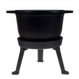 Emaliuotas ketaus virdulys, 8l, 3in1 medžioklės puodas