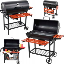 Grilis anglimis su dangteliu, grotelės 71x34,5cm