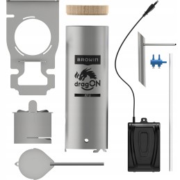 Dūmų generatorius Dragon Jet 2 su pelenine ir pompa Browin 330142